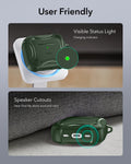 ESR AirPods Pro 3 Rugged Charging Case Green ESR AirPods Pro 3 Rugged Charging Case Green
