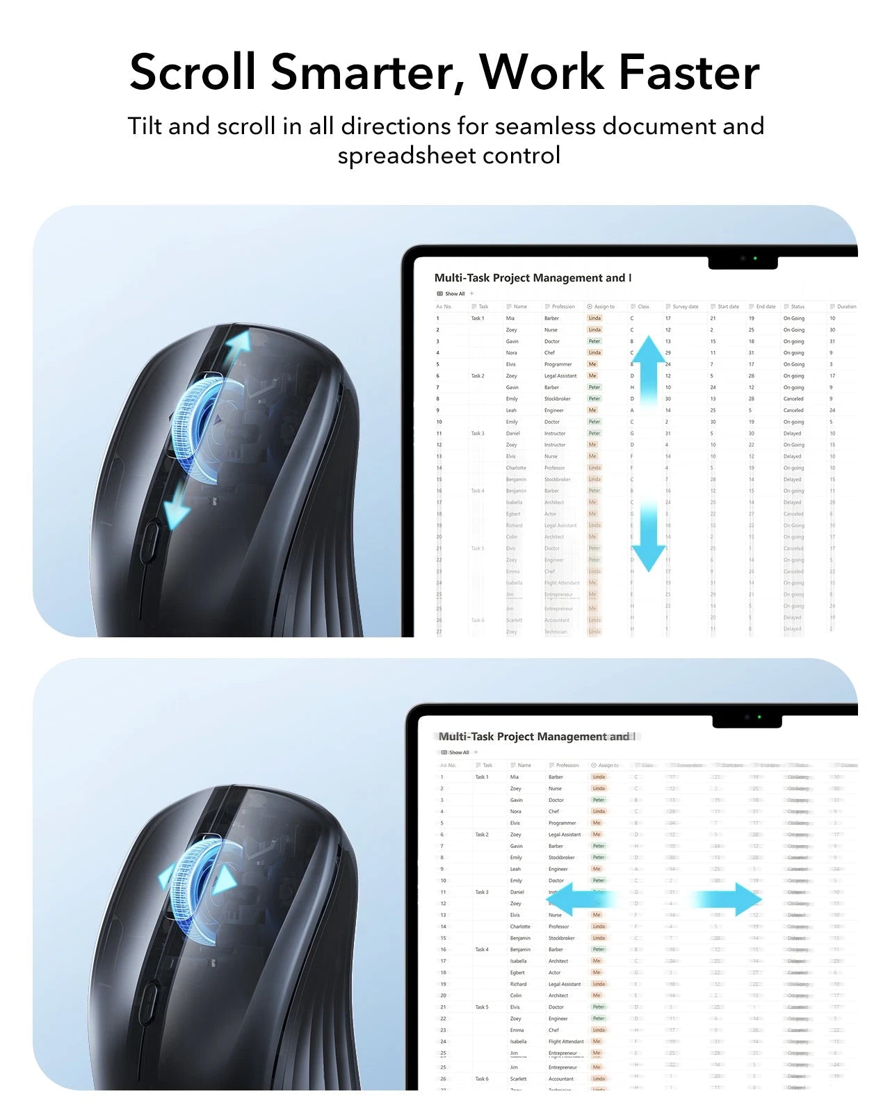 ESR MagMouse™ Wireless Mouse - Gray ESR ESR