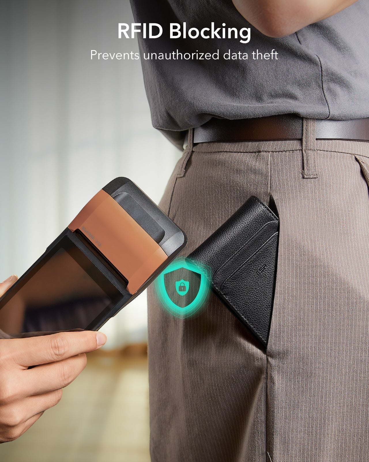 Geo Card Holder -RFID Blocking
Prevents unauthorized data theft