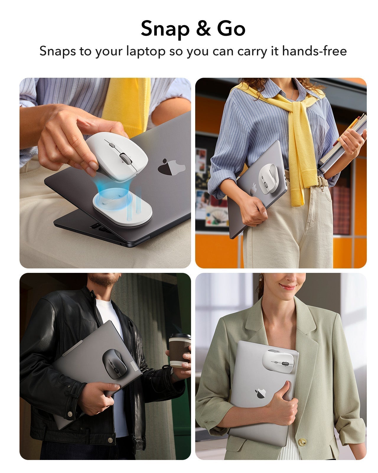 ESR MagMouse™ Wireless Mouse - White ESR ESR