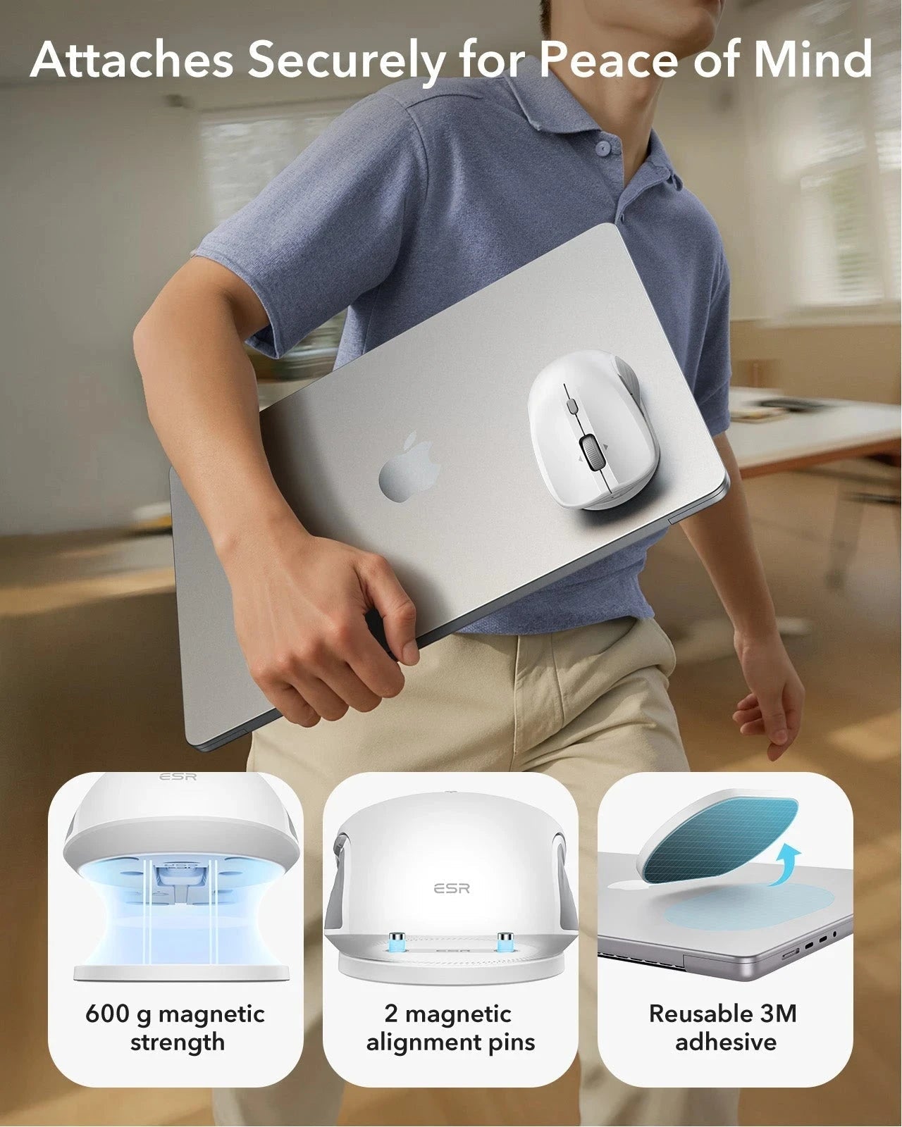 ESR MagMouse™ Wireless Mouse - White ESR ESR