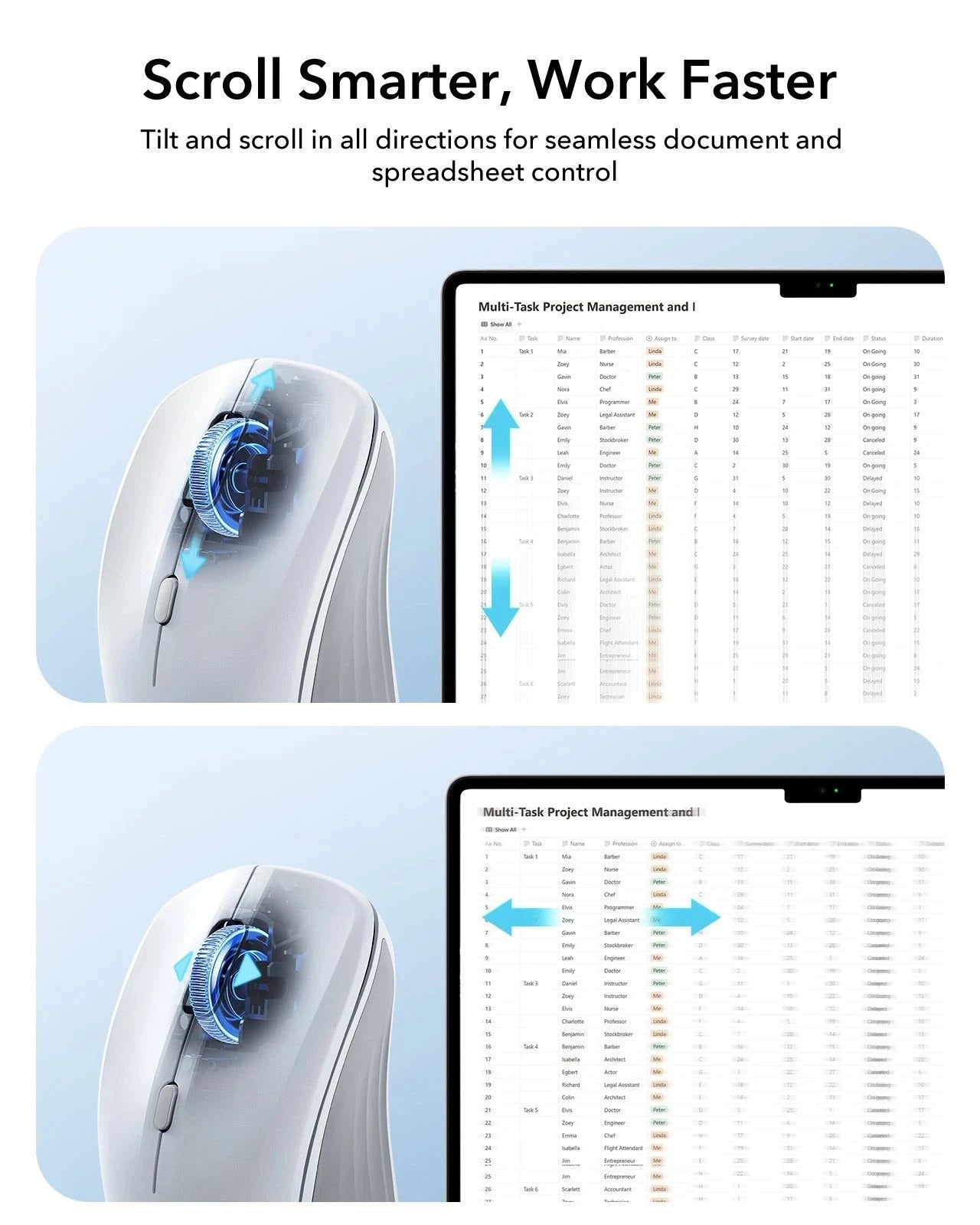 ESR MagMouse™ Wireless Mouse - White ESR ESR