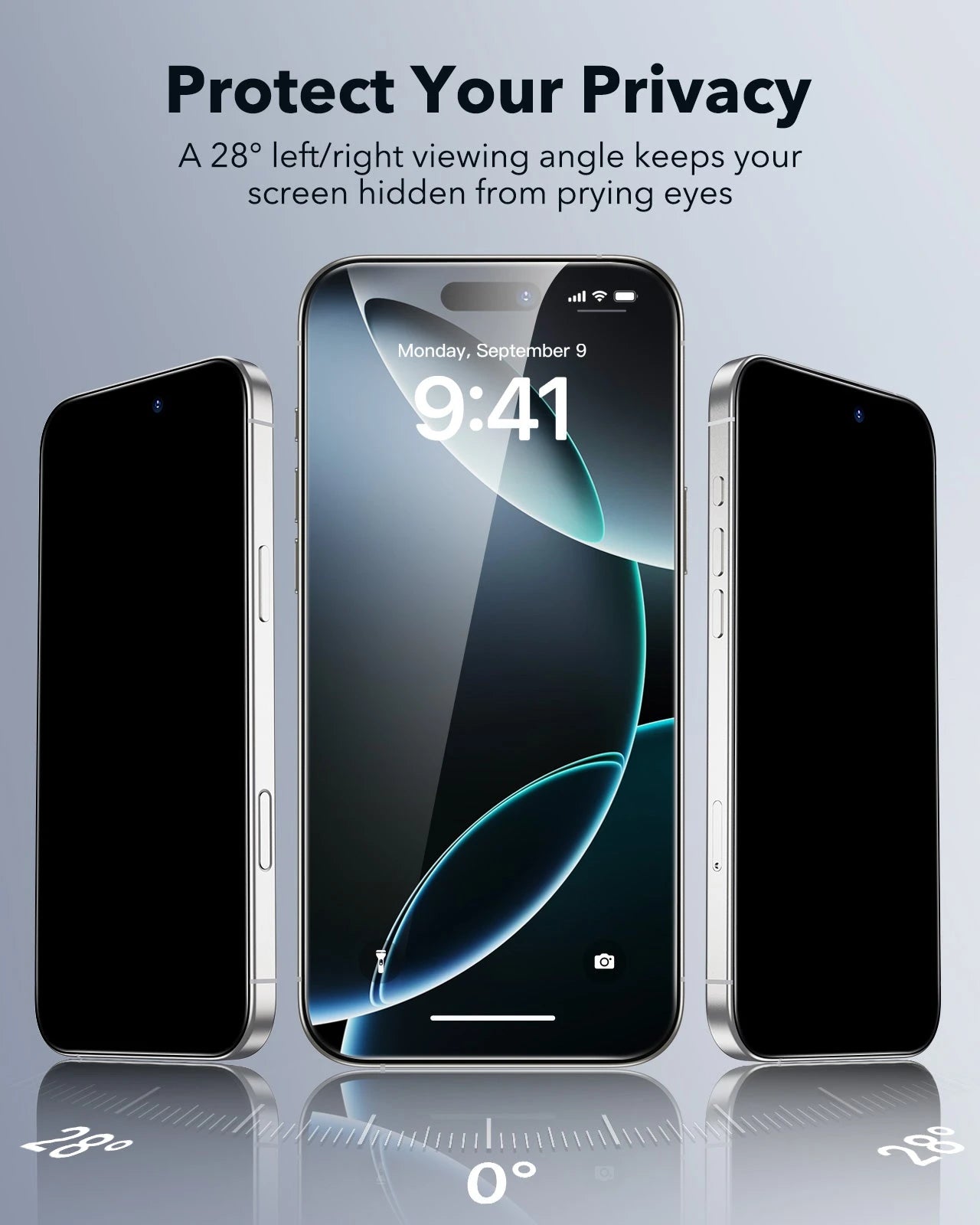 Best Privacy Screen Protector for iPhone 16 Pro Max ESR protect your privacy