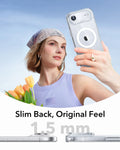 ESR iPhone 17 Air Magsafe Case with Camera Control Clear Shimmer Slim Back