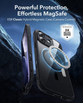 ESR iPhone 17 Magsafe Case with Camera Control Clear Black
