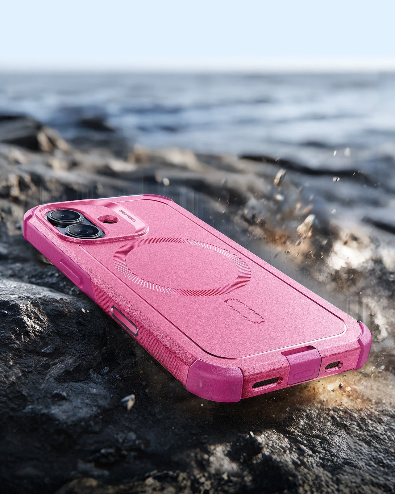 ESR iPhone 17 Cyber Tough Magsafe Case with Camera Control Pink