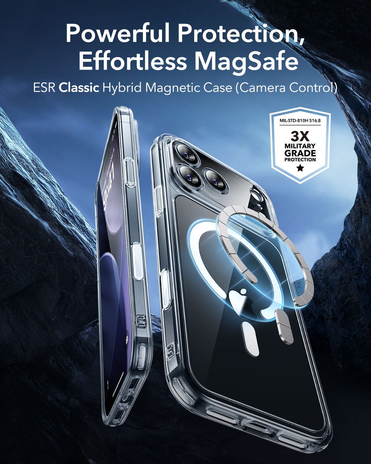 ESR iPhone 17 Pro Max Magsafe Case with Camera Control Clear