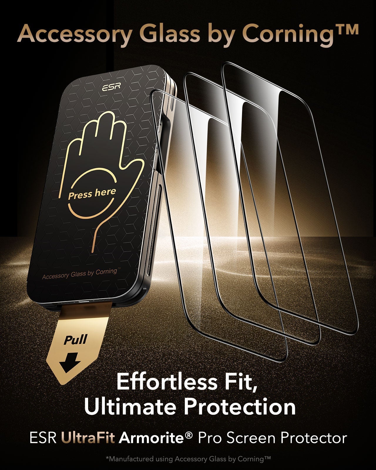 ESR iPhone 17 UltraFit Corning Glass Screen Protector