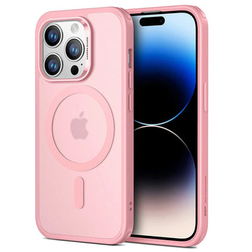 iPhone 14 Pro Classic Hybrid Case (HaloLock) - Frosted Pink ESR ESR