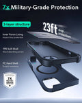 iPhone 14/13 Cyber Tough Magnetic Case (Stash Stand) - Dark Blue ESR ESR