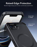 iPhone 16e HaloLock Cyber Tough Case Protection Bundle - Black - ESR