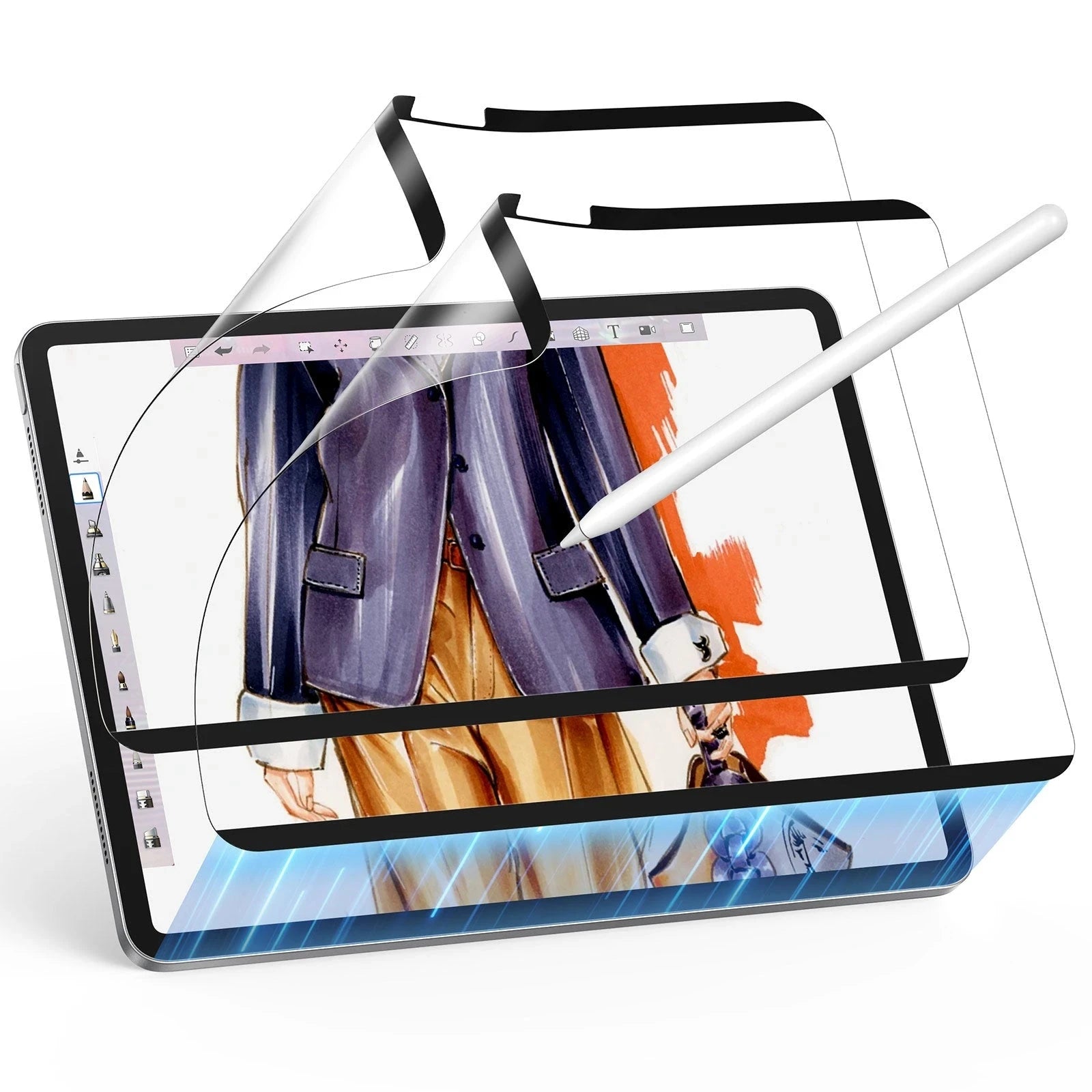 iPad Air 11" (2025) Paper-Feel Magnetic Screen Protector - 2 Pack - ESR