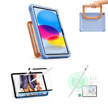 iPad 11" (A16) 2025 Kids Creator Bundle - Sky Blue