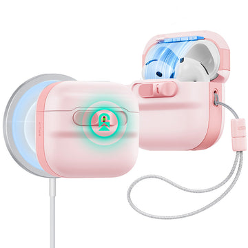 AirPods 5 Pulse FlickLock Magnetic Case - Pink