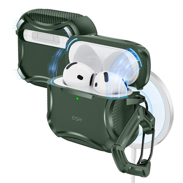 AirPods 5 Cyber Tough Magnetic Case - Green