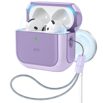 AirPods 5 Orbit Hybrid Magnetic Case - Purple