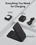 15W 3-in-1 Travel Wireless Charging Set - Black - UK Plug ESR ESR
