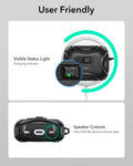 15W 3-in-1 Wireless Charging Station with CryoBoost (HaloLock) & AirPods Pro 3 Cyber FlickLock Case Bundle - Black - US Plug ESR ESR