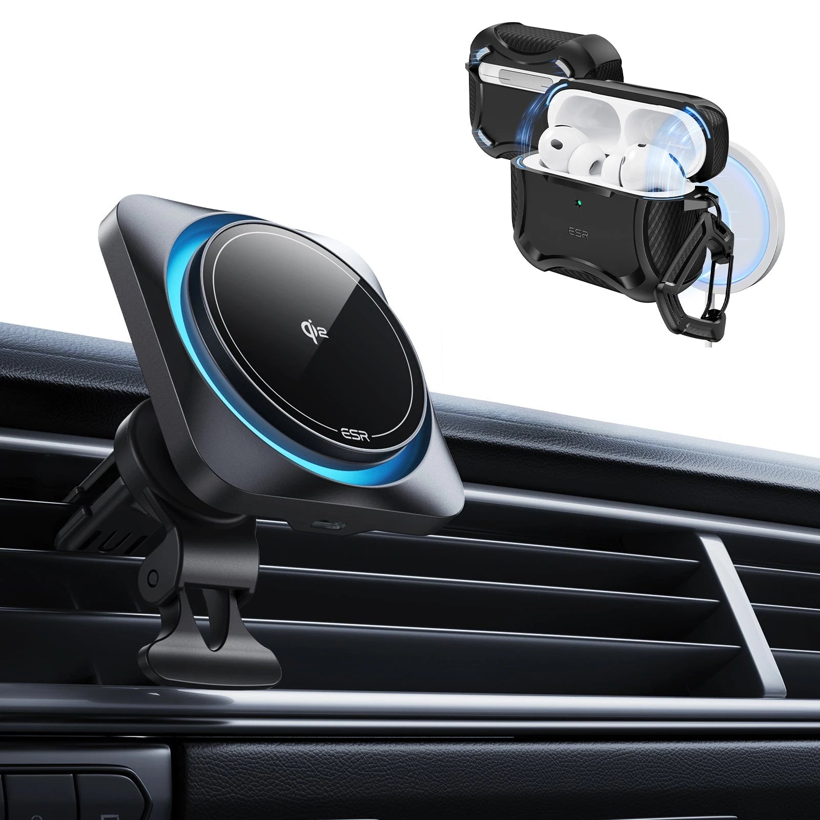 15W CryoBoost Car Charger and AirPods Pro 3 Cyber Tough Case Bundle