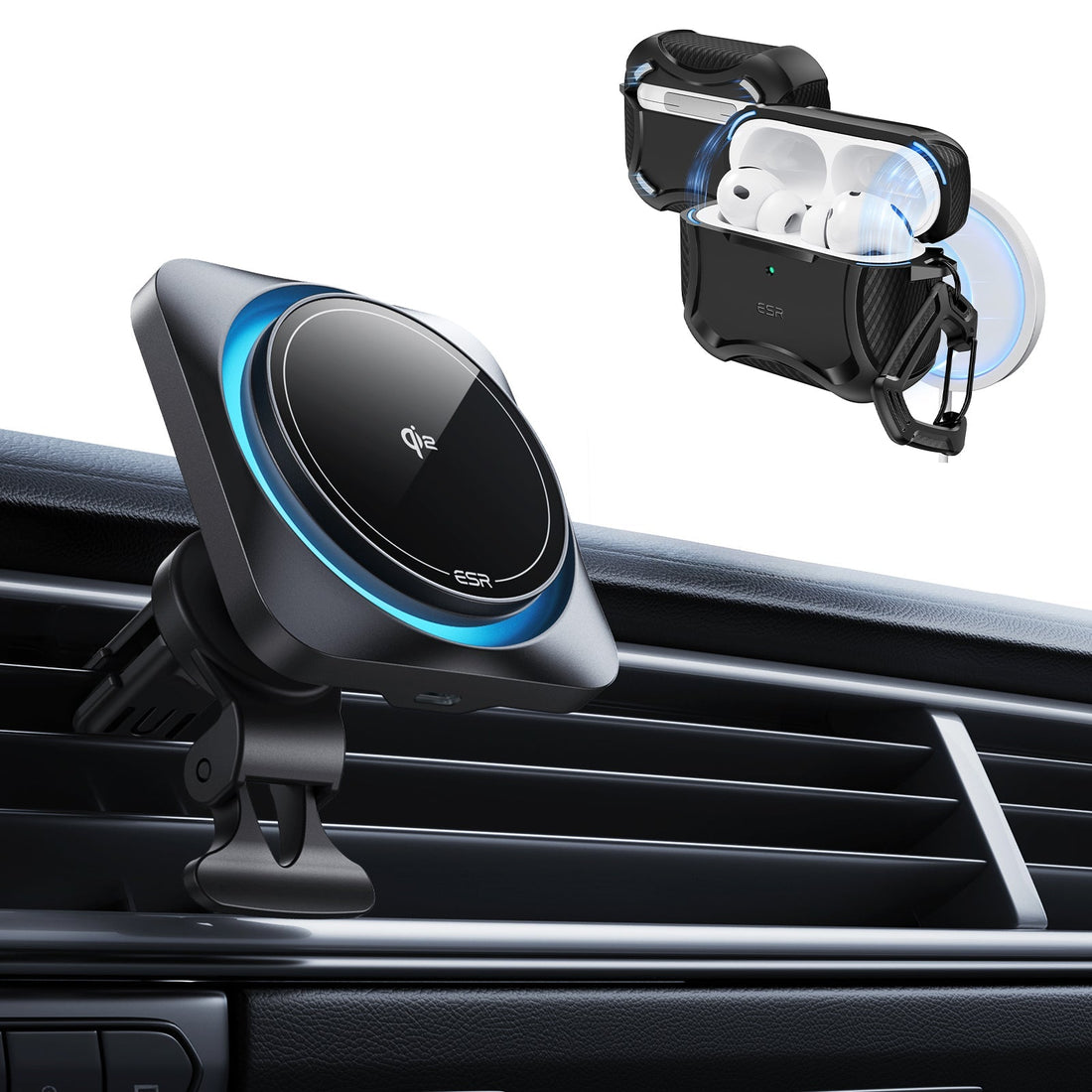 15W CryoBoost Car Charger and AirPods Pro 3 Cyber Tough Case Bundle