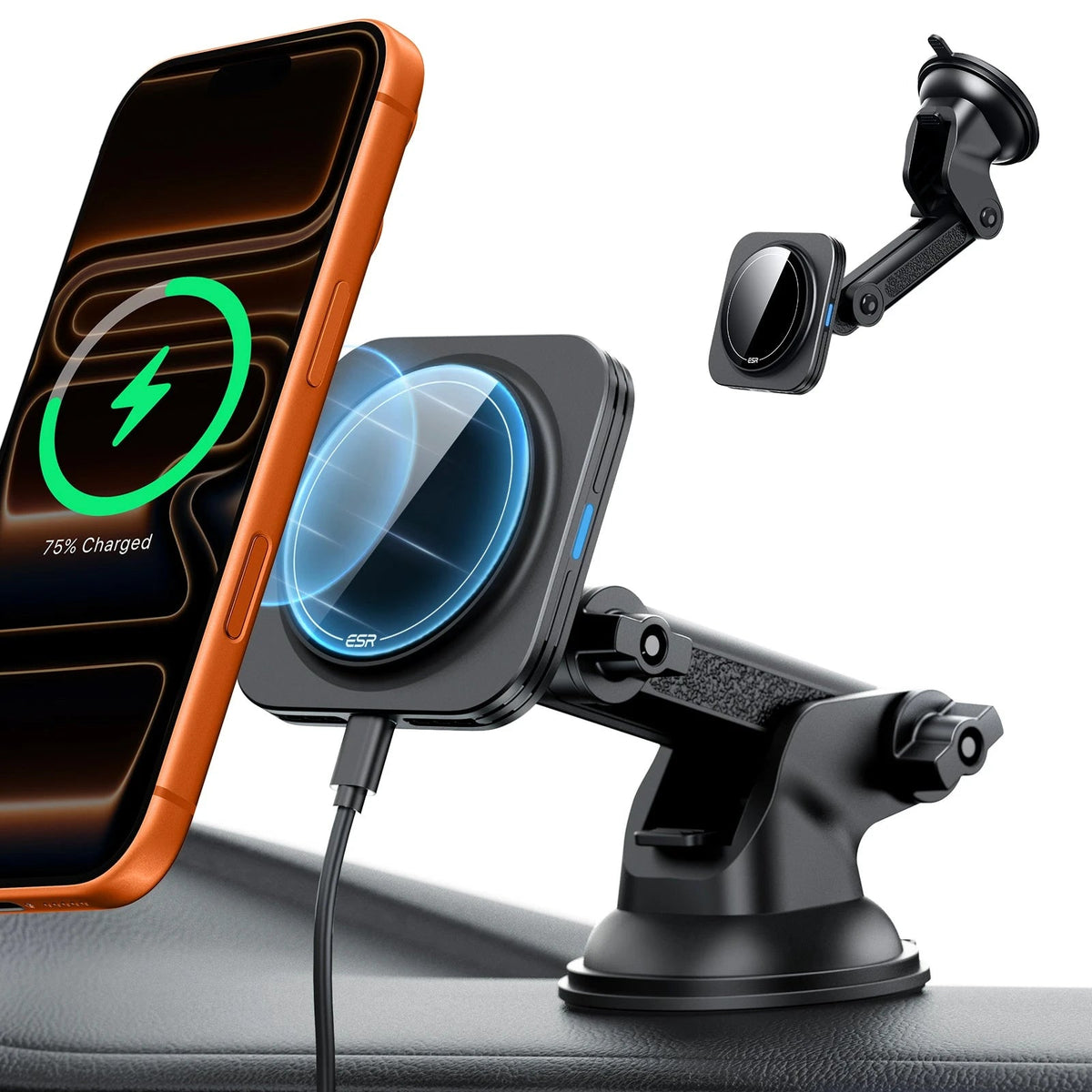 15W Dashboard Wireless Car Charger