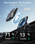 15W Wireless Car Charger with CryoBoost (HaloLock) - Black ESR ESR