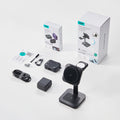 25W CryoBoost 3-in-1 Magnetic Charger (Qi2) and AirPods Pro 3 Cyber Tough Case Bundle - US Plug–Black