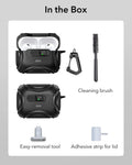 25W CryoBoost Foldable 3-in-1 Magnetic Charger and AirPods Pro 3 Cyber FlickLock Case Bundle– EU Plug-Black ESR ESR