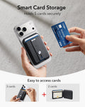 25W CryoBoost Foldable 3-in-1 Magnetic Charger and Wallet Stand Bundle - EU Plug-Black ESR ESR