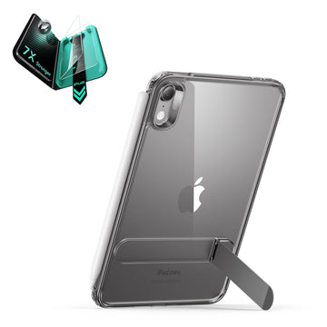 iPad mini (A20 Pro) Boost Kickstand Protection Bundle - Clear Black