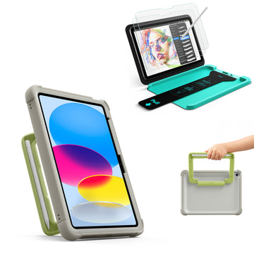 iPad 11" (A16) 2025 Kids Write & Protect Bundle - Gray