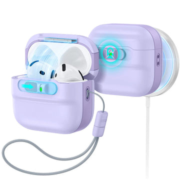 lavender Airpods 4 case 
