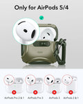 AirPods 5 Cyber FlickLock Magnetic Case - Army Green ESR ESR