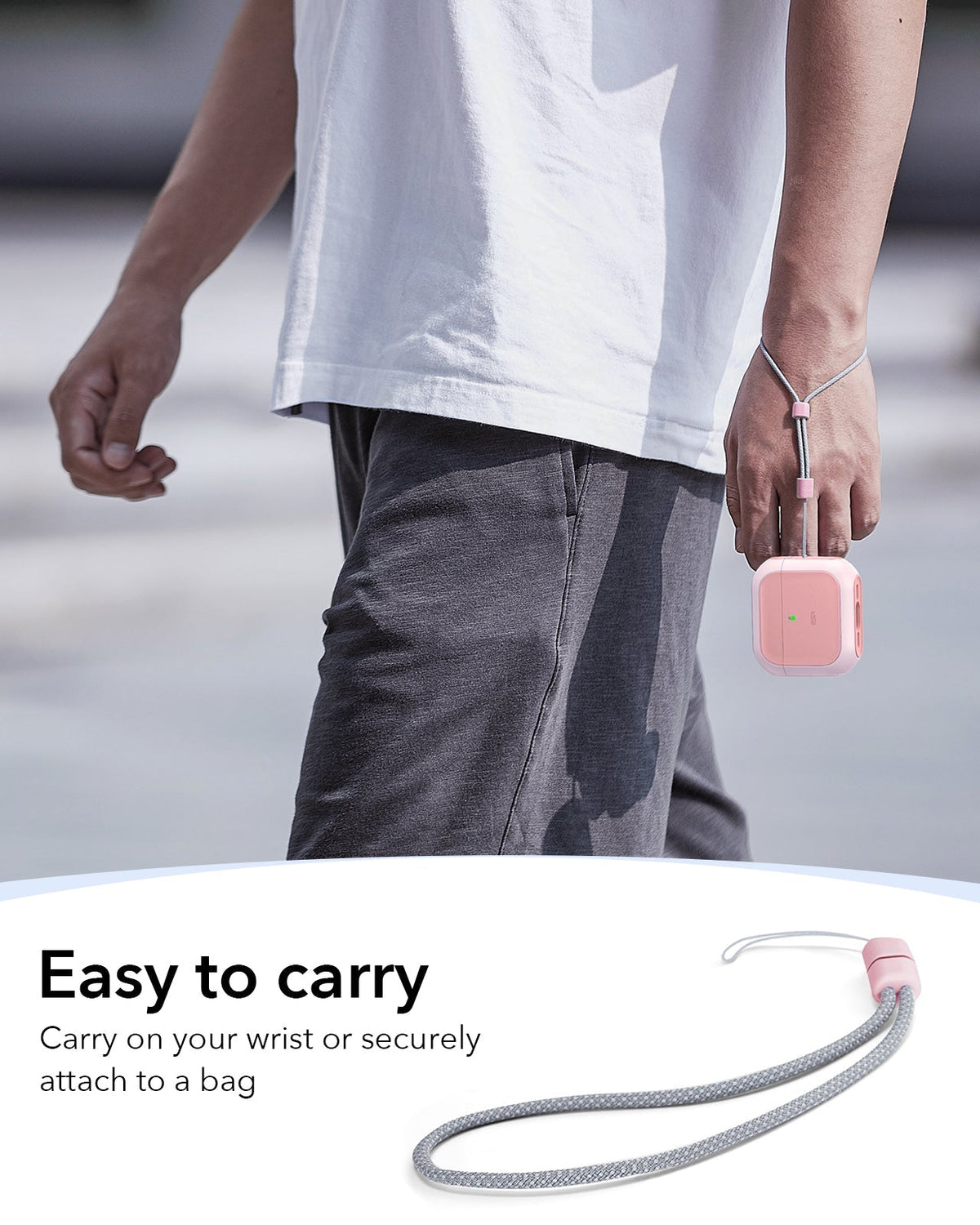 AirPods 5 Orbit Hybrid Magnetic Case - Pink ESR ESR