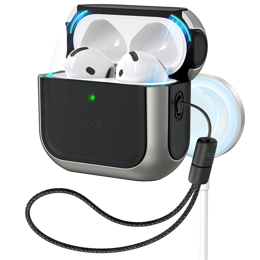 AirPods 5 Orbit Hybrid Magnetic Case - Titanium ESR ESR