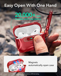 ESR AirPods Pro 3 Cyber FlickLock Charging Case Red Easy Open