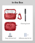 ESR AirPods Pro 3 Cyber FlickLock Charging Case Red 