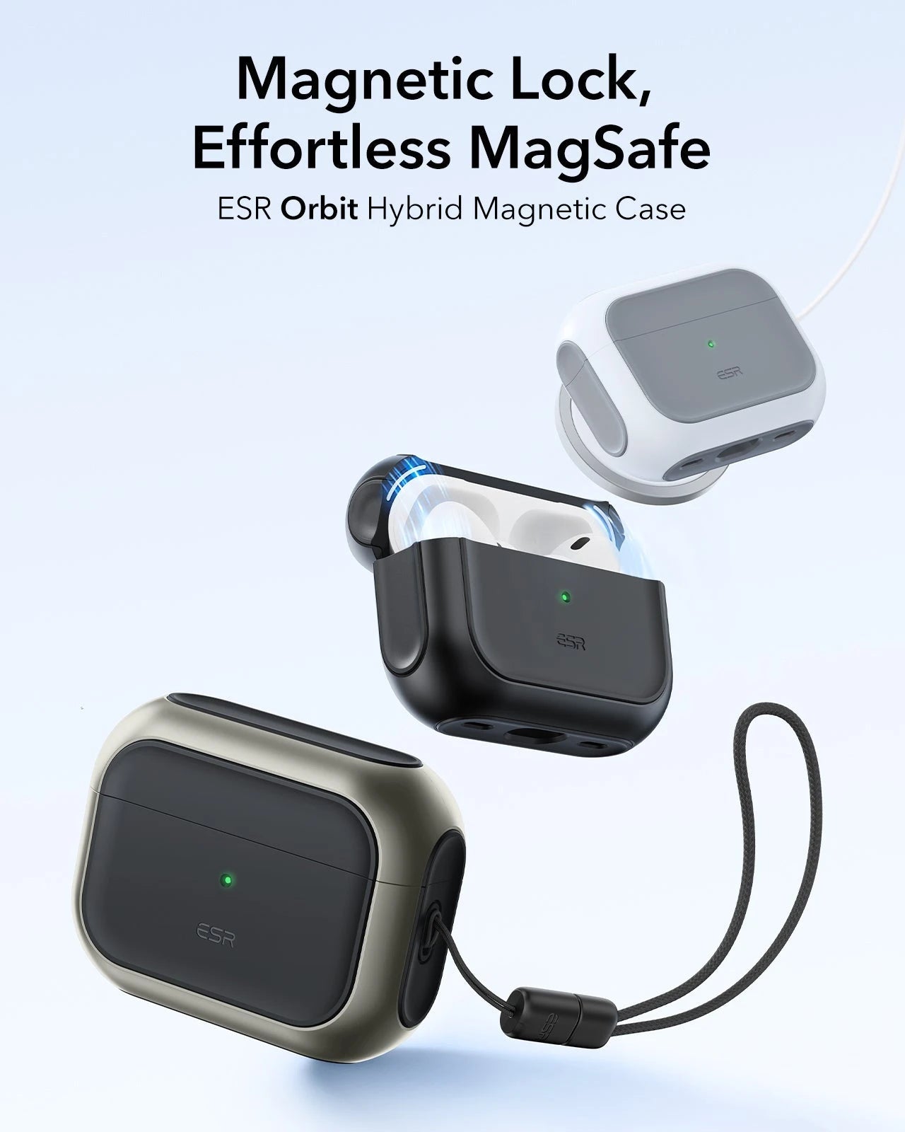 AirPods Pro 3 Oribt Hybird Magnetic Case - Titanium ESR ESR