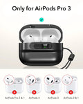 AirPods Pro 3 Pulse FlickLock Charging Case Cover Black only for airpods pro 3