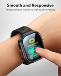 ESR Apple Watch Ultra 3 Case with Screen Protector Black high touch sensitivity