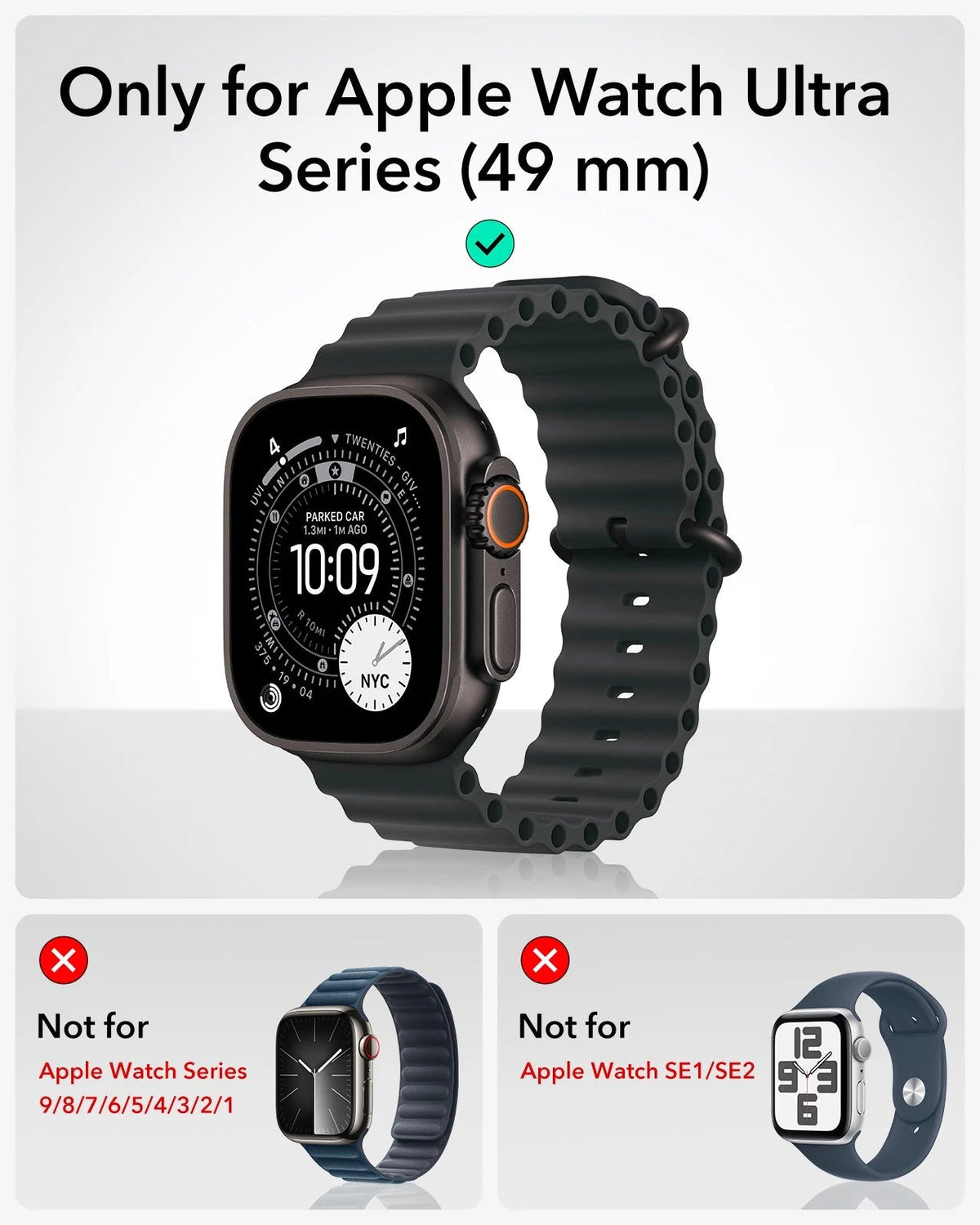 Apple Watch Ultra 3 Armorite® Pro Protection Set - Black ESR ESR