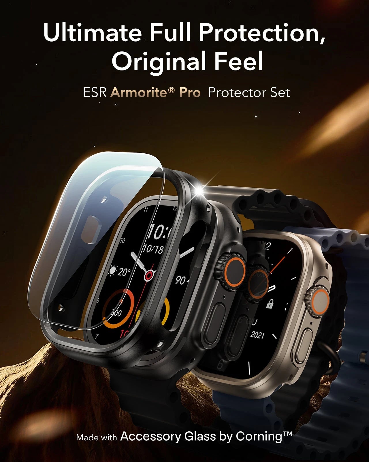 Apple Watch Ultra 3 Armorite® Pro Protection Set - Black ESR ESR