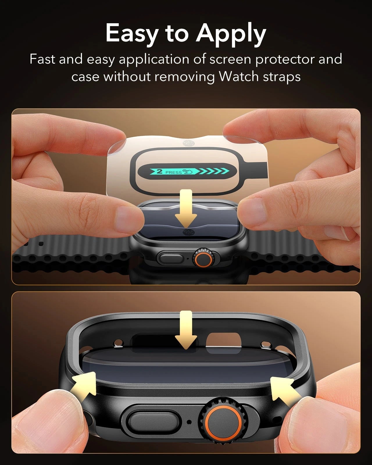 Apple Watch Ultra 3 Armorite® Pro Protection Set - Black ESR ESR