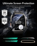Apple Watch Ultra 4 Armorite Screen Protector (Bezel) - Titanium / Black ESR ESR