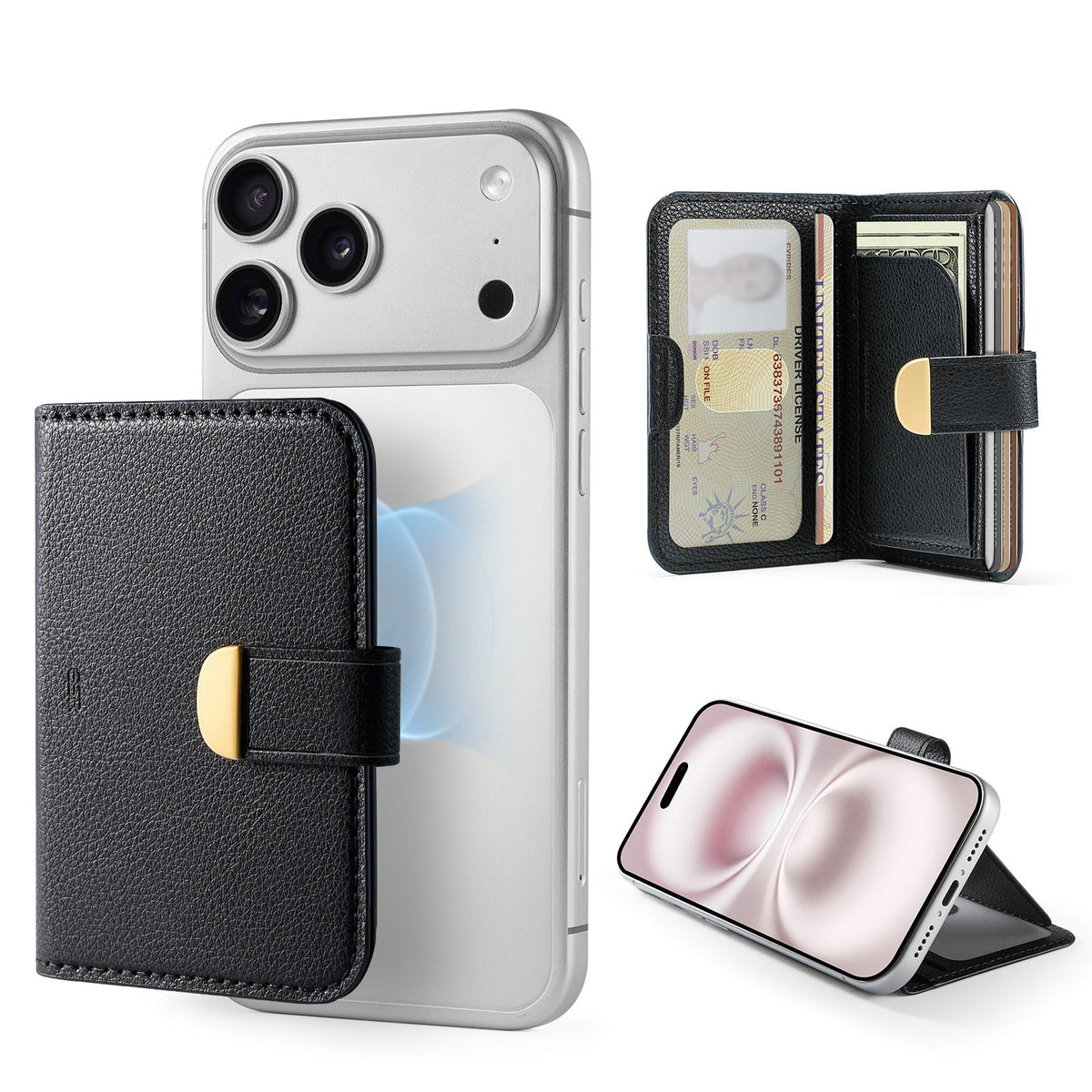 Aura Clutch Magnetic Wallet