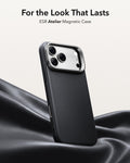 ESR Black Leather iPhone 18 Pro Max Magsafe Case with Stand For the Look That Lasts