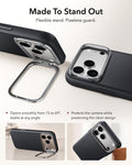 ESR Black Leather iPhone 18 Pro Max Magsafe Case with Stand Made To Stand Out