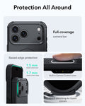 Black iPhone 18 Pro Max Case Tough Phone Case with Magsafe Protection All Around