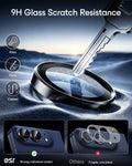 esr Black iPhone Duo Armorite Camera Lens Protector 9H Glass Scratch Resistance