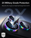 ESR Chromatic iPhone 18 Pro/Pro Max Armorite Camera Lens Protector 2X Military Grade Protection
